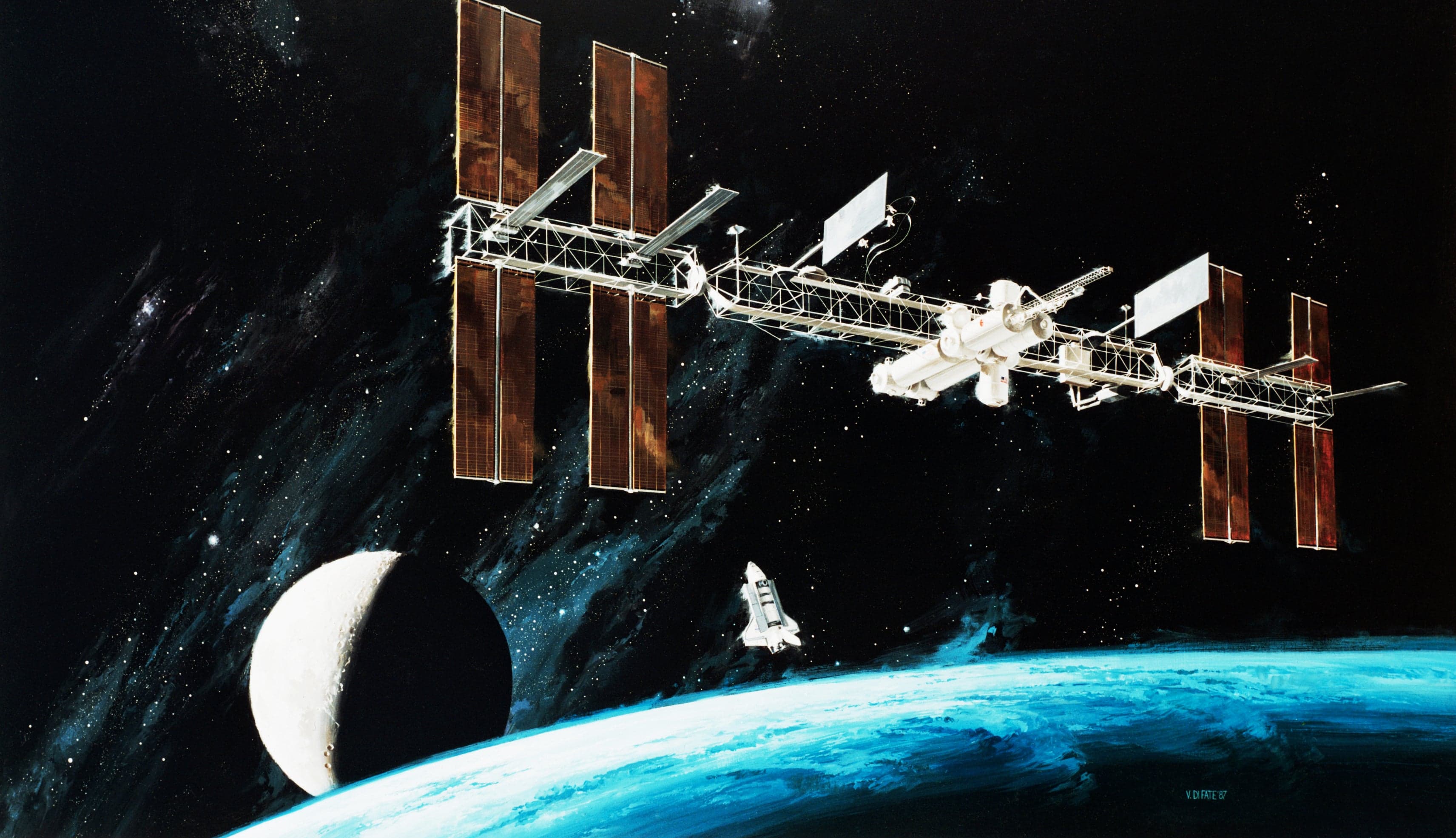 A Space Station That Orbits the Moon May Be on the Way