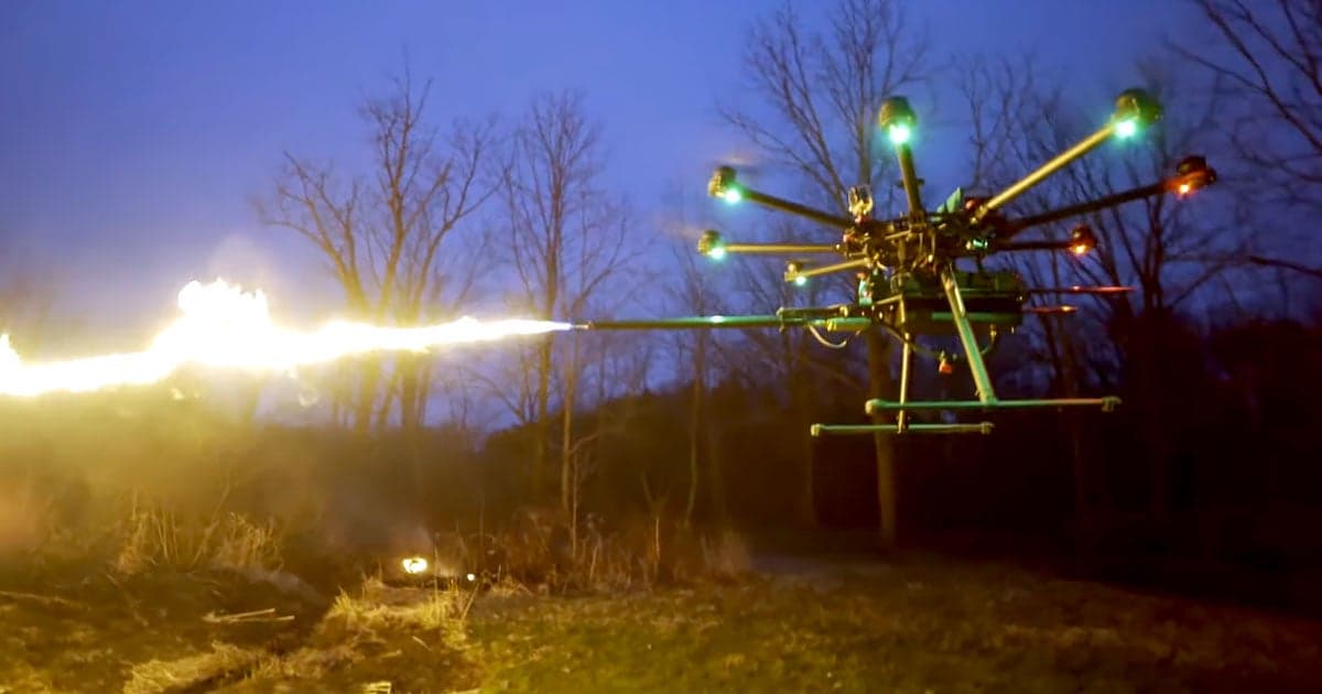 Get Ready: "Flamethrower Drones" Are About to Go on Sale