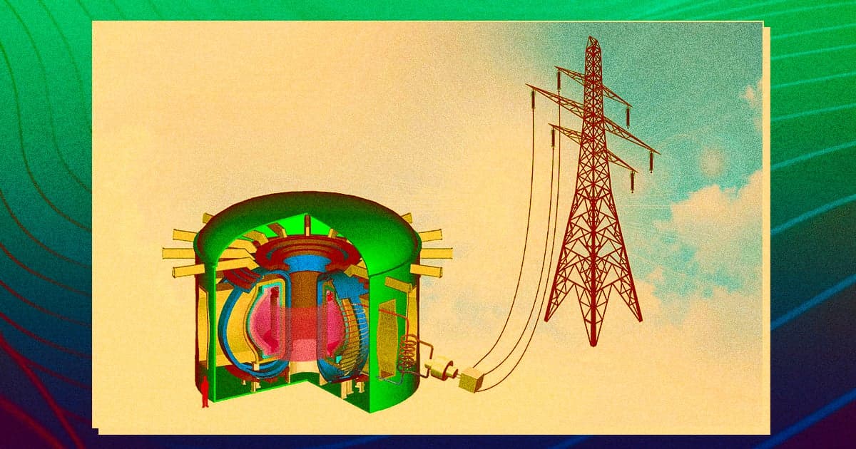 General Atomics; tokamak graphic modified from F. Najmabadi et al., Fus. Eng. Des. 80, 3 (2006) / Futurism