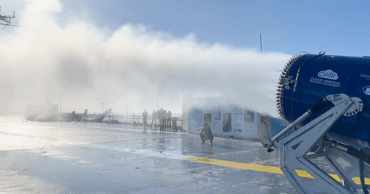 University of Washington Marine Cloud Brightening Program