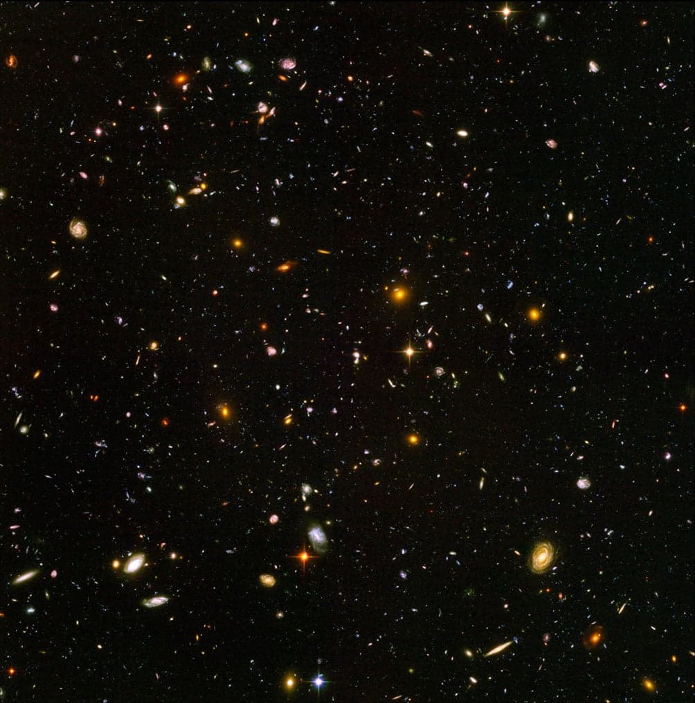 Campo ultra profondo dell'universo ripreso da Hubble / NASA