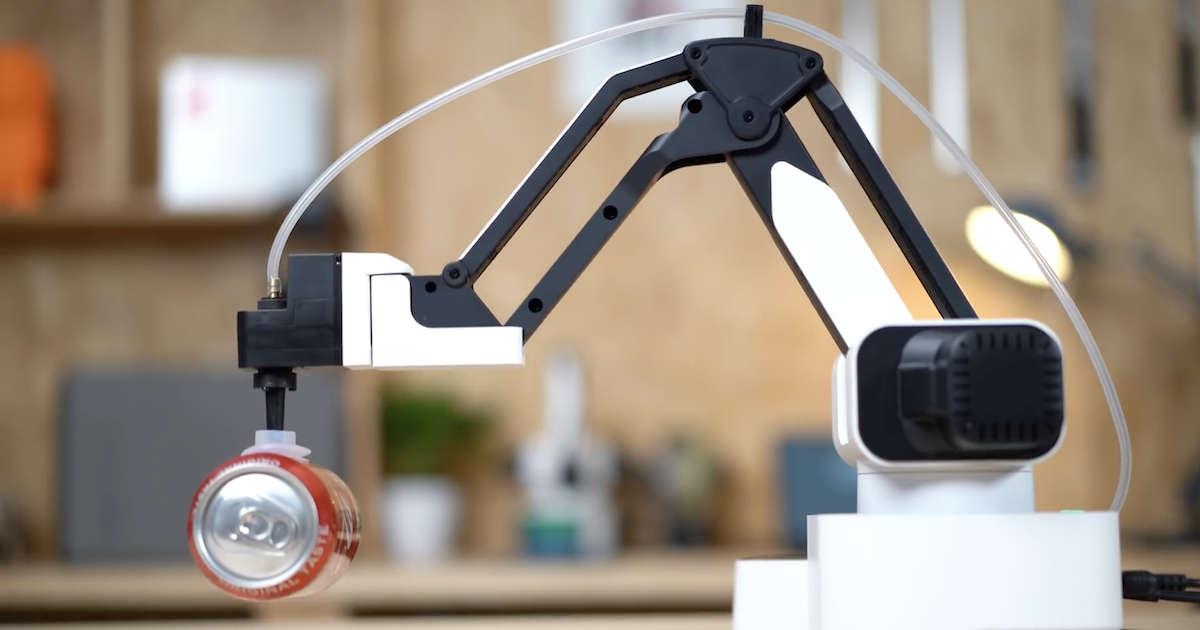 this ridiculously cool robot arm is also a 3d printer, laser