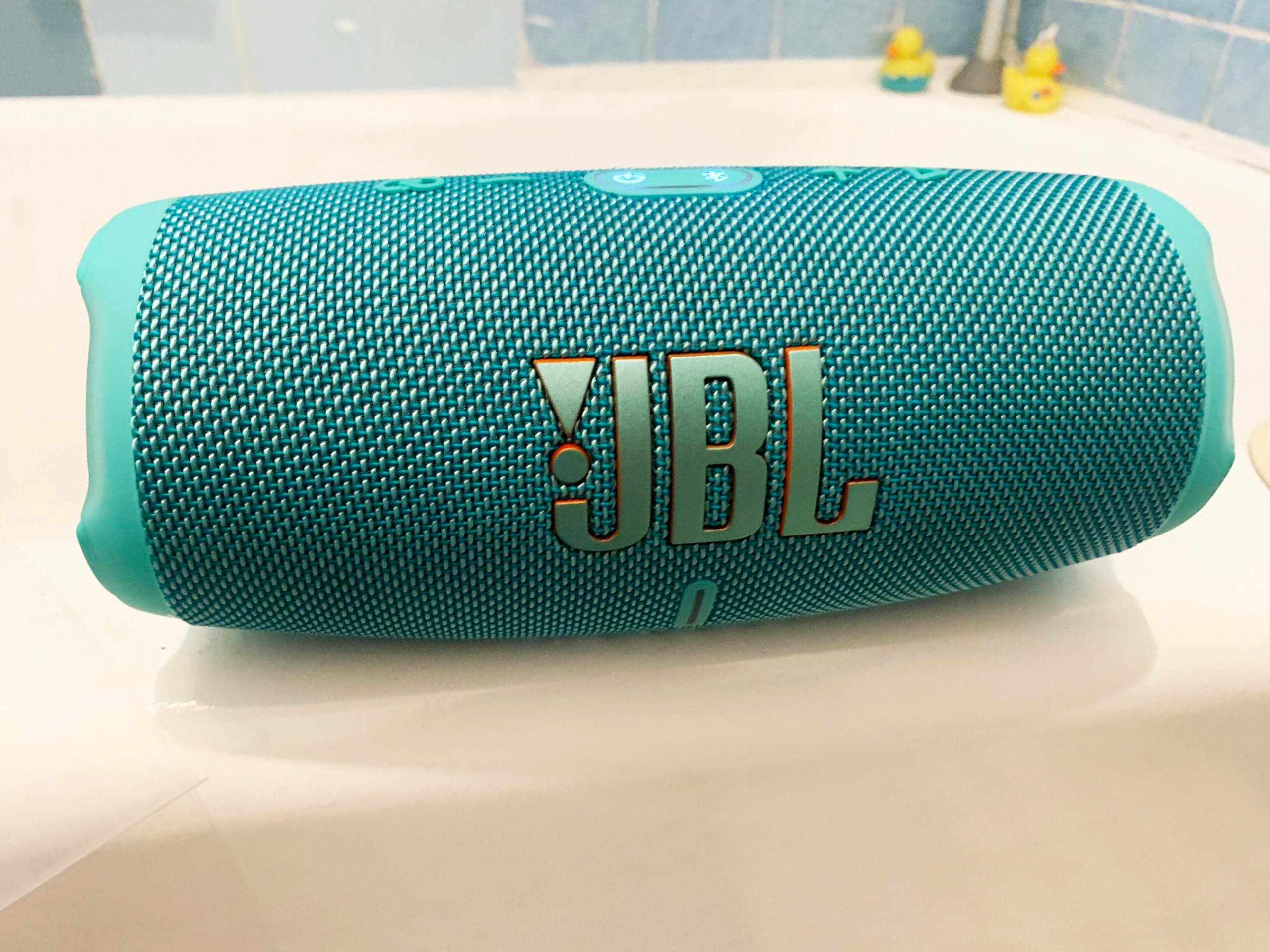 JBL Charge 5 is the best waterproof Bluetooth speaker.