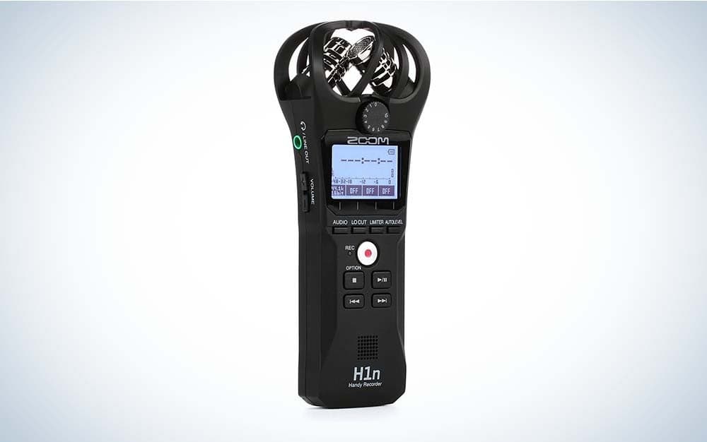 Zoom H1n is the best voice recorder for singing.