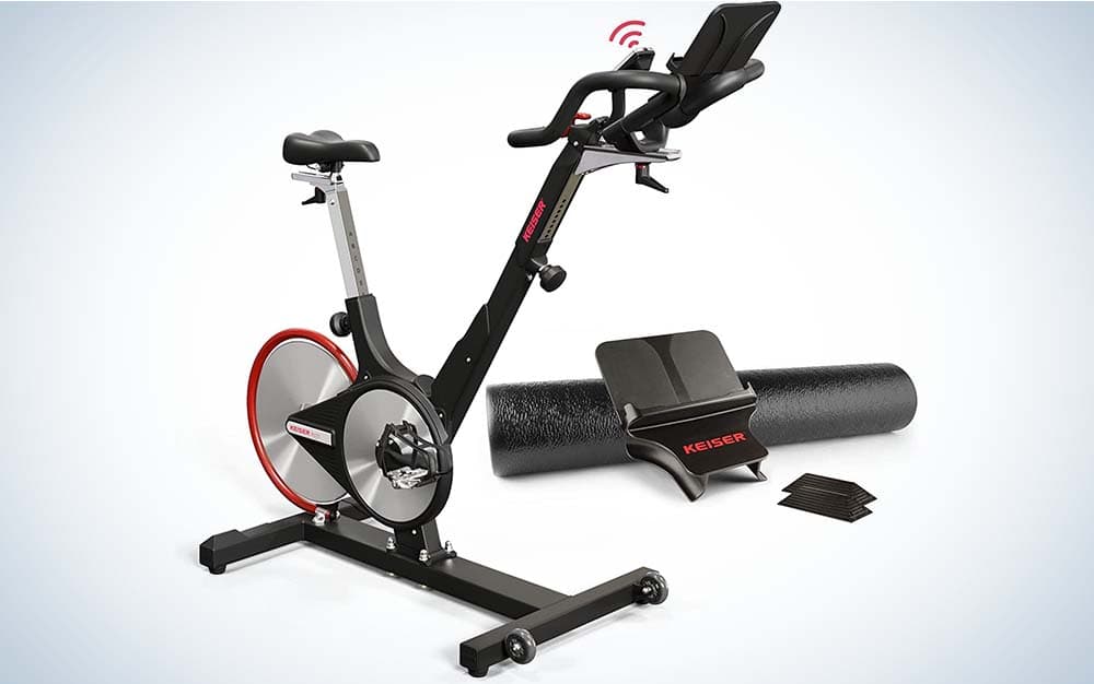 The Keiser M3i is the best indoor cycling bike that's a splurge.