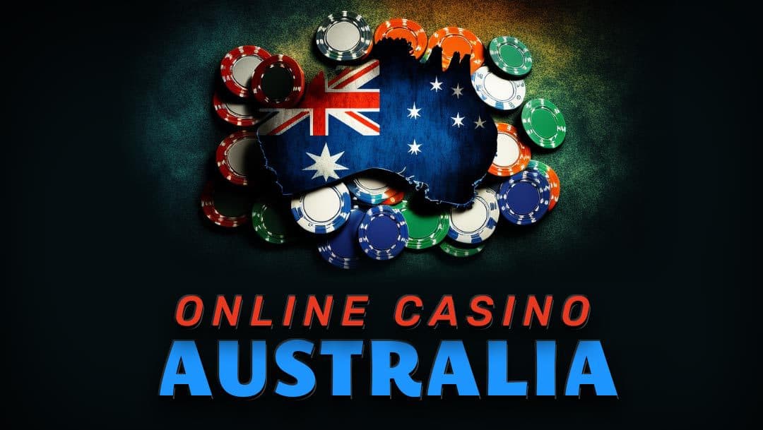 A row of colorful online slots in an Australian casino
