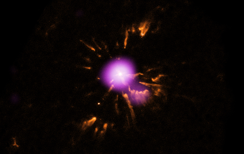 Chandra X-ray & Hubble Optical Close-up of A30
