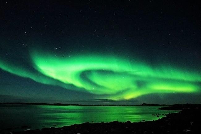 Aurora Australis lights up the night sky over the Australian Antarctic Territory, 11 March, 2007. Via AFP