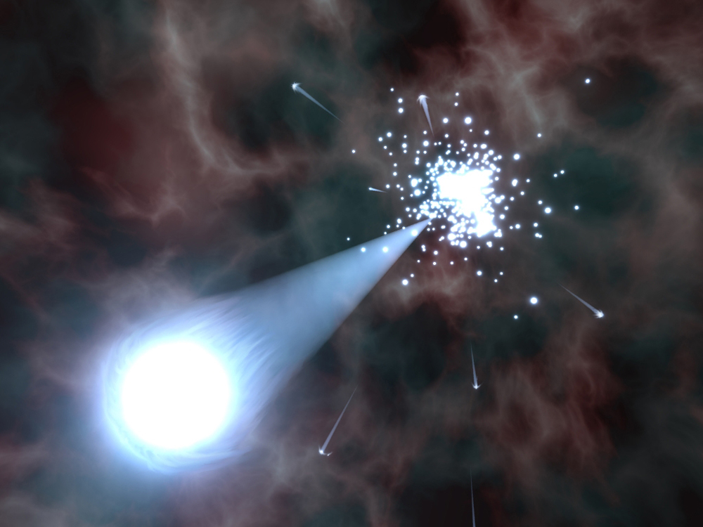 Runaway Star Ejected