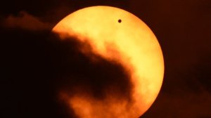 Venus transiting the Sun