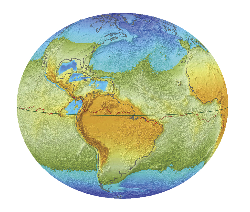 When global rotation stops, the massive oceanic water migration would cease and sea level would be at different locations, completely changing world geography (Source)