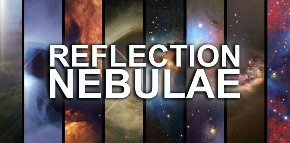 Reflection Nebulae Collage (Text)