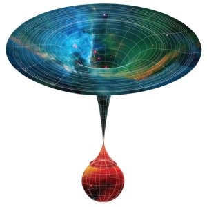 How a false vacuum bubble universe might look if it formed and detached. Illustration by Kamran Samimi
