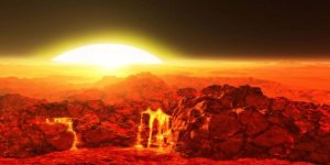 Rendering of Kepler 78b's surface (Credit: Ron Miller)