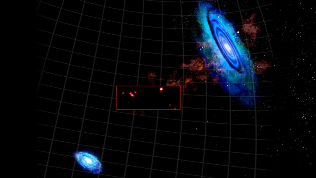 Artist rendering of the Large Quasar Group (Source)