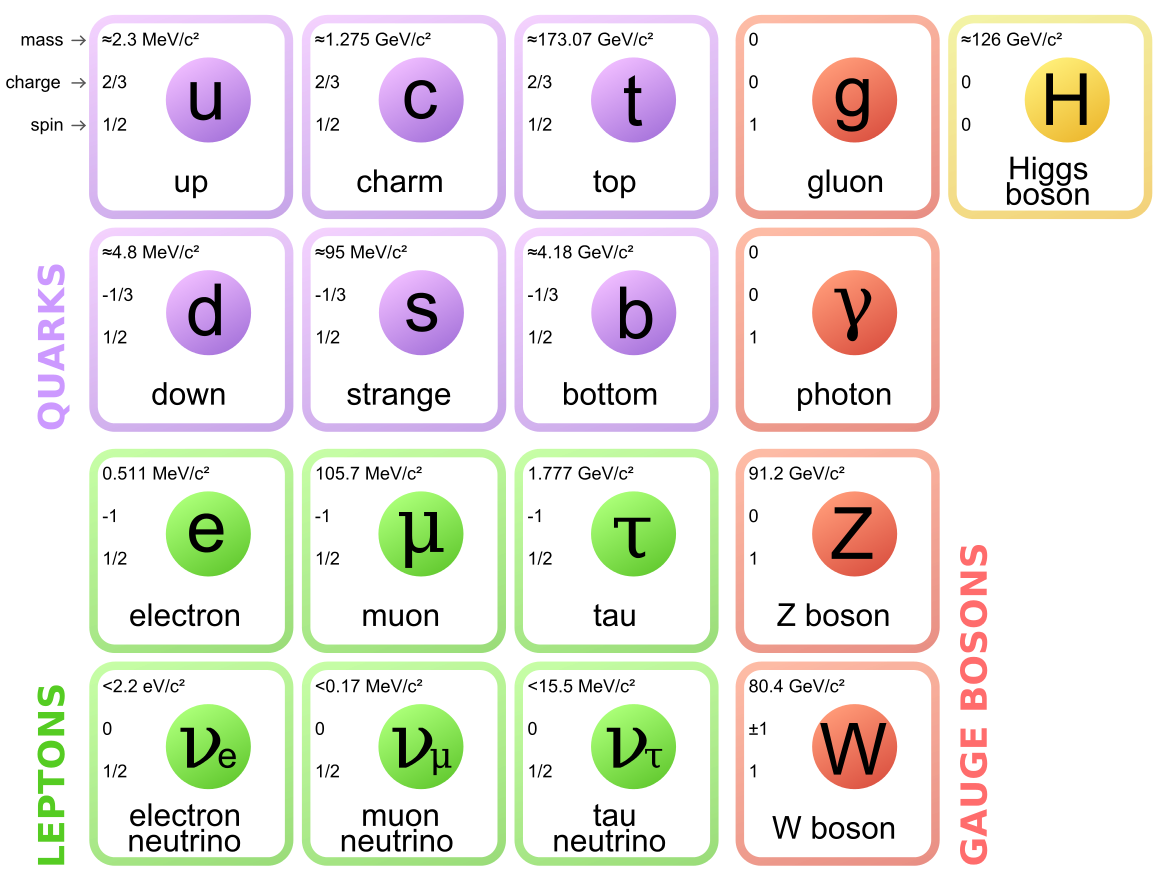 The standard model (via Wikipedia)