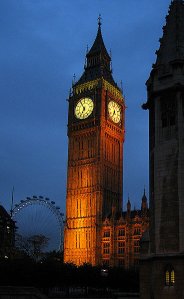 Big Ben in London, England. Andrew Dunn, 29 September 2004 - Via: http://www.andrewdunnphoto.com