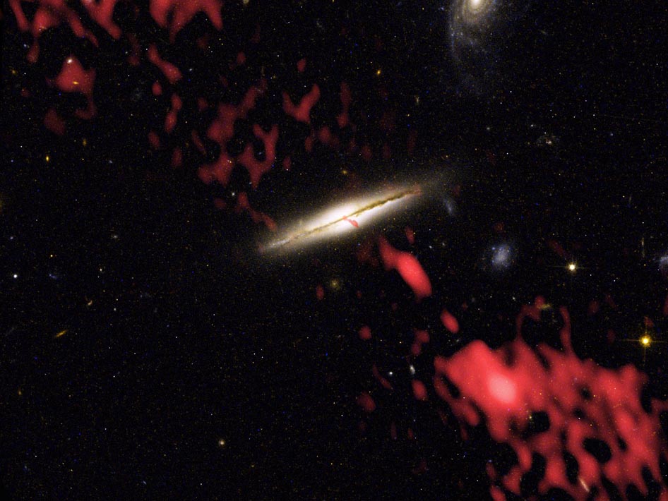 Jets of subatomic particles moving at nearly the speed of light via NASA