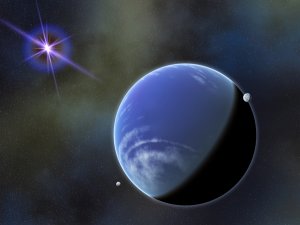 Artist rendering of an exoplanet (Image Credit: NASA Goddard Space Flight Center/Francis Reddy)