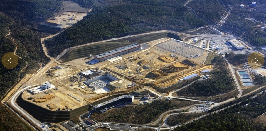 February 2013 aerial view of the ITER construction site.  Photo Courtesy of ITER Public Gallery, this photo has been edited to reduce size.