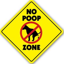 No Poop Zone