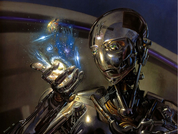 Conceptual artwork, "Earth to Universe," by Donato Giancola