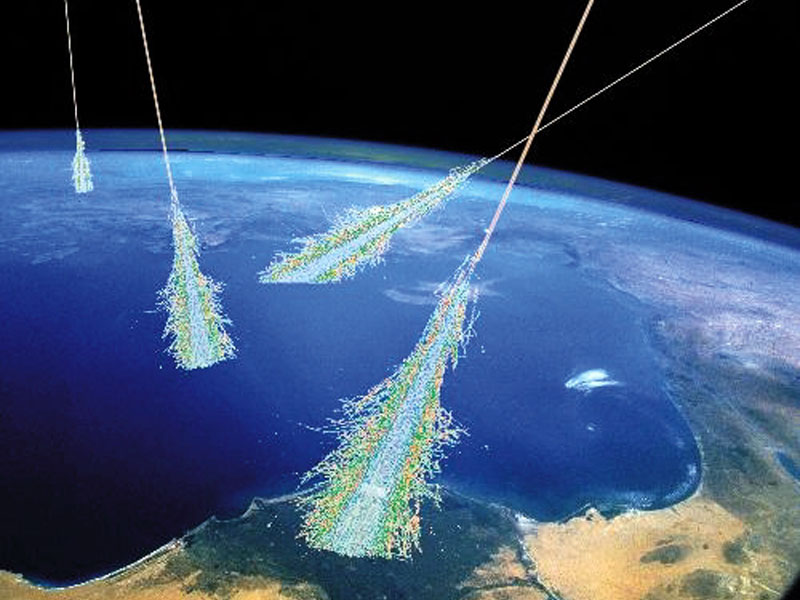 Cosmic rays via NASA 