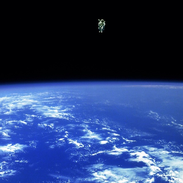 Astronaut Bruce McCandless II via NASA
