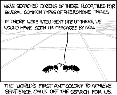 This, pretty much (Credit: XKCD)