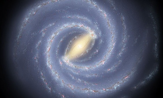 How the Milky Way might look from afar (Image credit: NASA / JPL-Caltech / R. HUrt (SSC-Caltech).