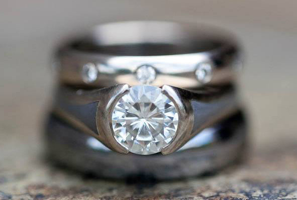 Meteorite Engagement Ring (By Jacob Albee)