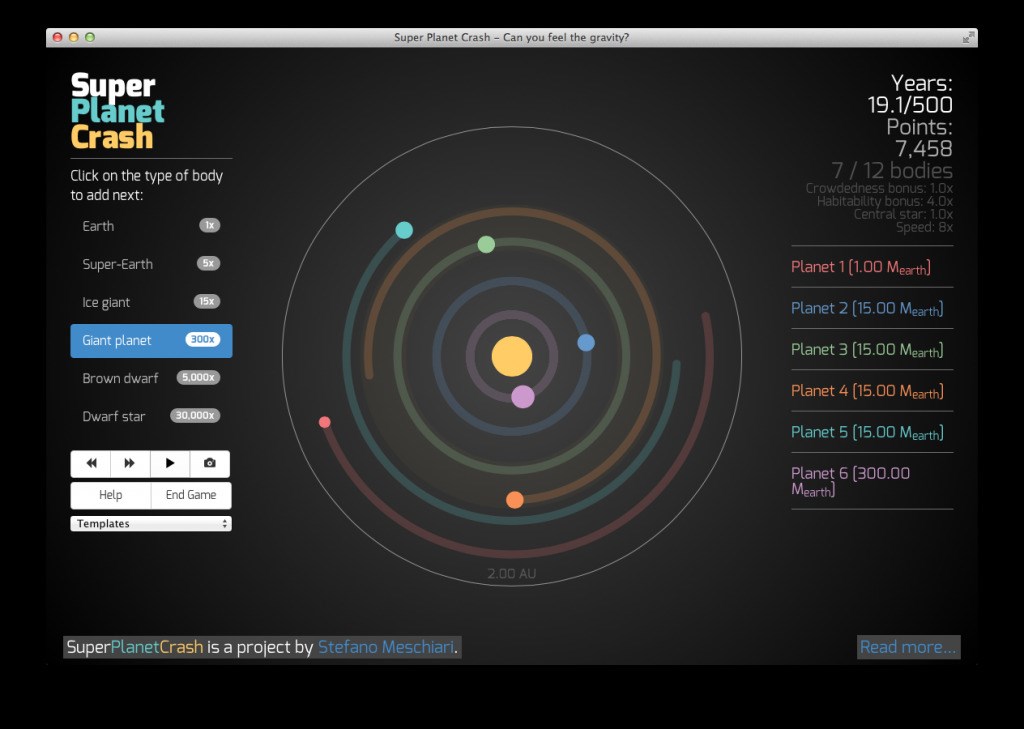 Try to Build a Stable Solar System: Orbital Physics and World Making