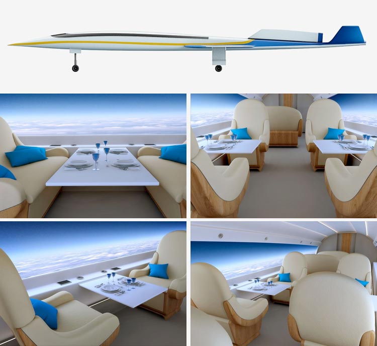 Inside view of the jet via Spike Aerospace