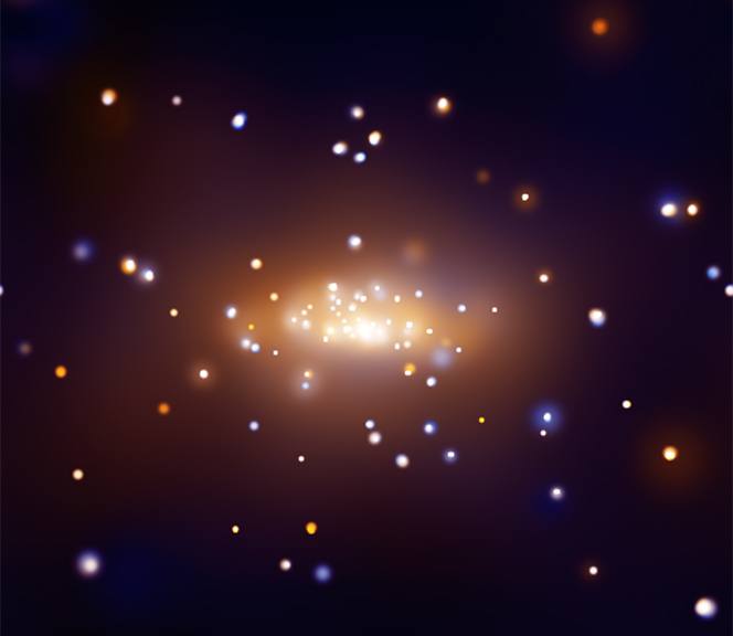 Image of the Sombrero in X-ray via Chandra