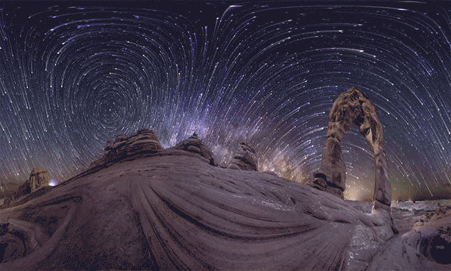 Milky Way Over Arches