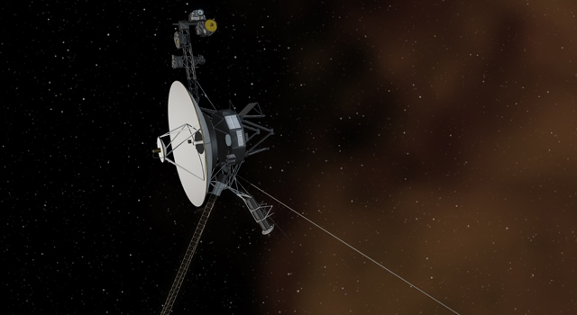 Artist impression of Voyager entering interstellar space. Credit: NASA/ JPL-Caltech