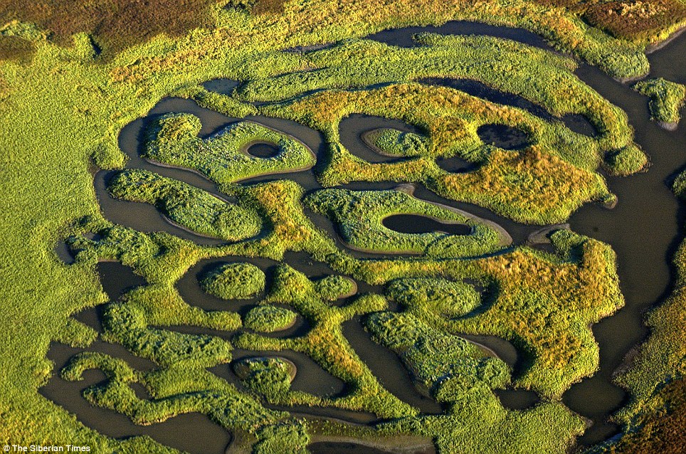 The Yamalo-Nenets Region is an area known for its permafrost and pingos. Via