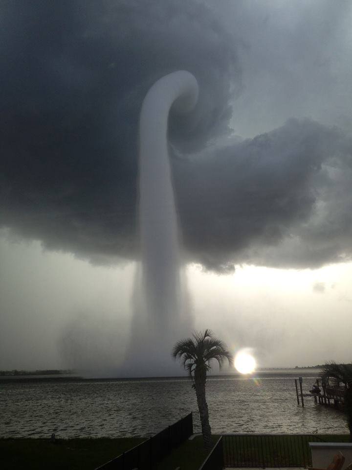 Waterspout in Florida captured by Joey Mole
