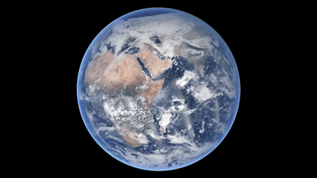 Image credit: NASA Earth Observatory image by Robert Simmon, using Suomi NPP VIIRS imagery from NOAA's Environmental Visualization Laboratory.