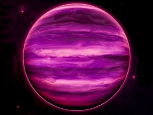 Artist rendering of WISE J0855-0714 (Credit: ROB GIZIS, CUNY BMCC)
