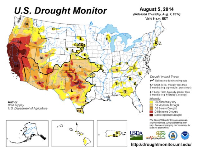 drought map