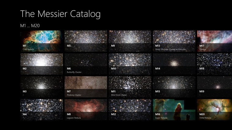 The Messier Catalog (via Source)