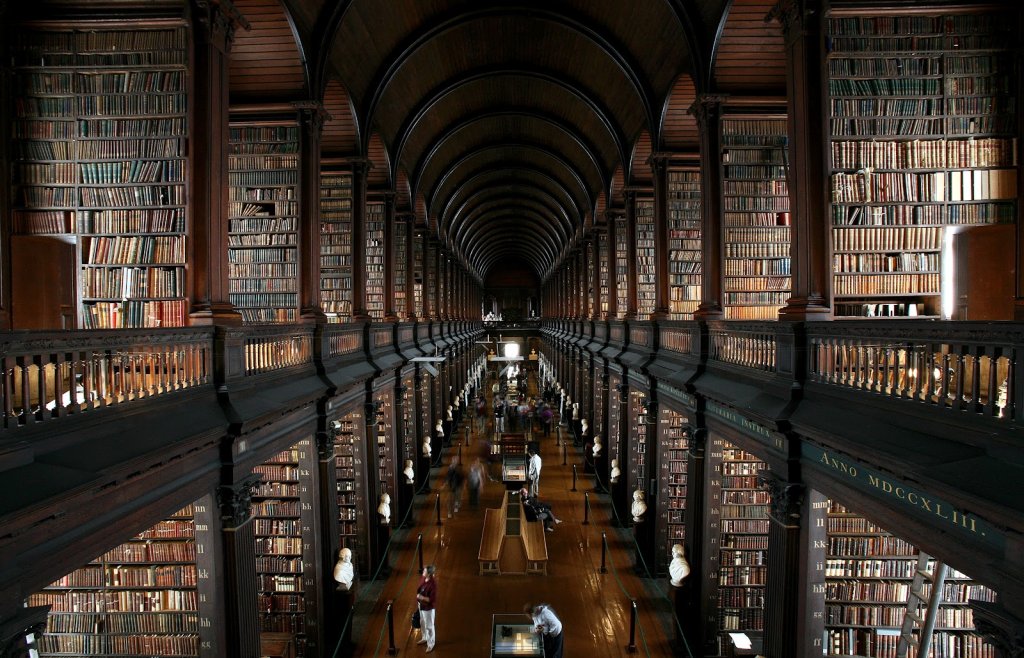 Trinity College Library via WikiMedia