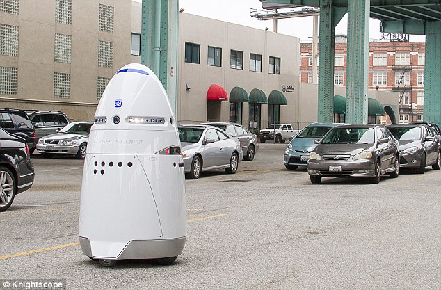 Silicon Valley High-Tech Firms Get Five Foot Tall Robot Guards