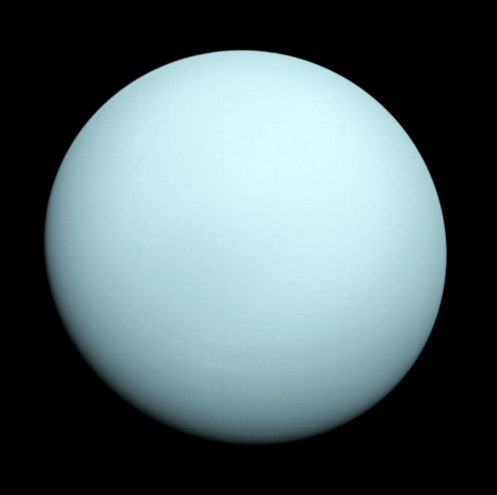 Uranus, as seen by Voyager (Image Credit: NASA/JPL)