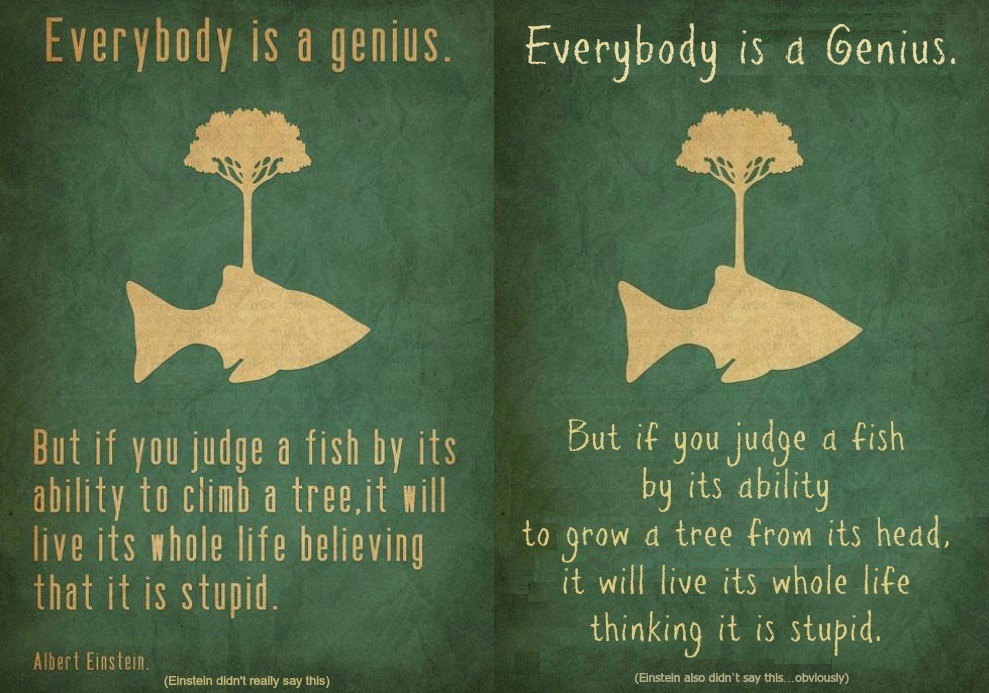 Left: Real meme that got shared thousands of times. Right: My own awesome interpretation of the image.