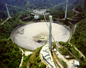  Arecibo Radio Observatory, in Puerto Rico (Credit: Arecibo Observatory/NAIC)