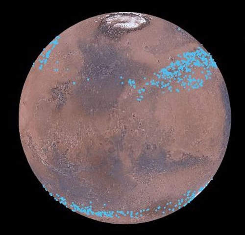 New Studies Show Mars has Hidden Belts of Glaciers Consisting of Frozen Water