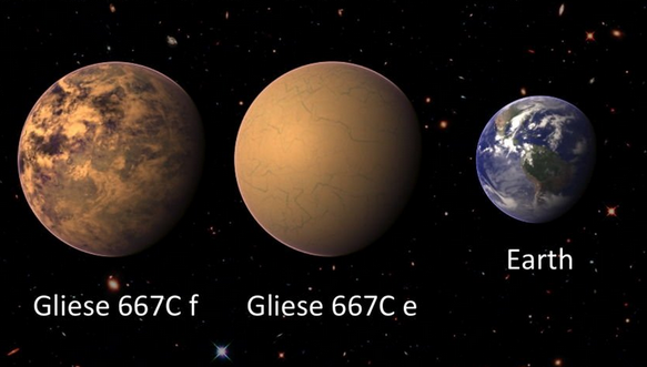Gliese system alien planet
