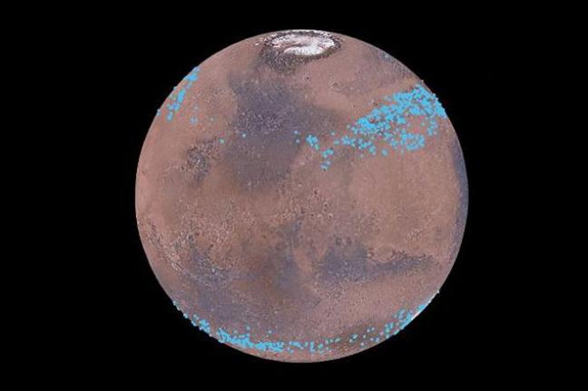 mars glaciers